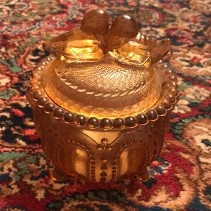 Love Birds Covered Candy Dish